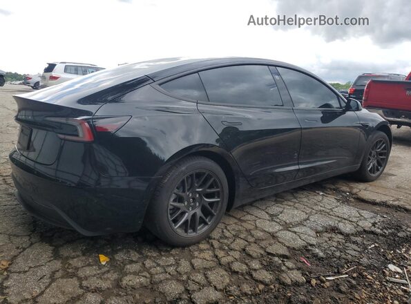 5YJ3E1EA7SF878678 2025 TESLA MODEL Black Tył prawy