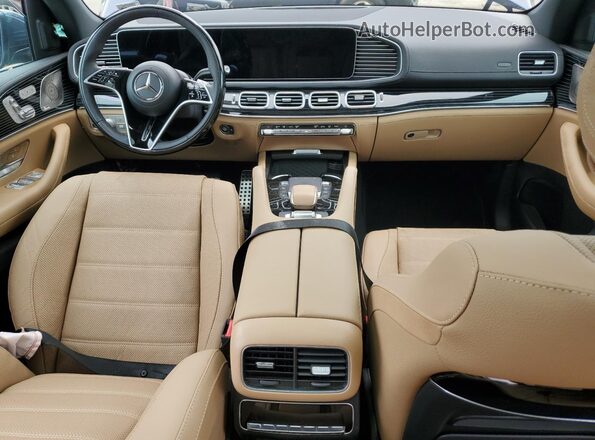 4JGFF8FE4RB053744 2024 MERCEDES-BENZ GLS Blue Dashboard view