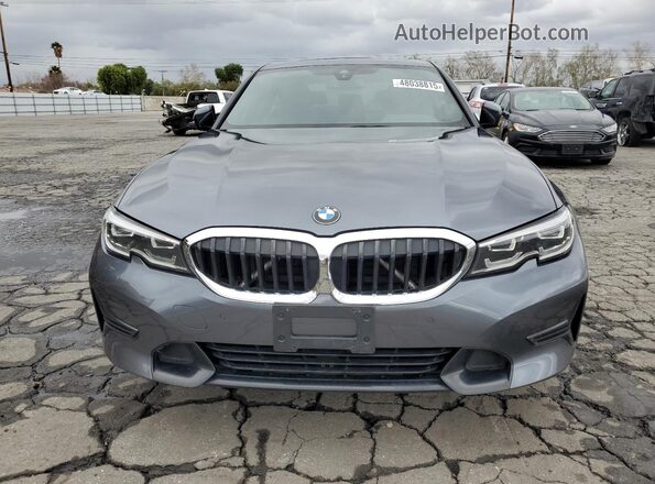 WBA5R1C52KAK09369 2019 BMW 3 SERIES Серый Вид спереди