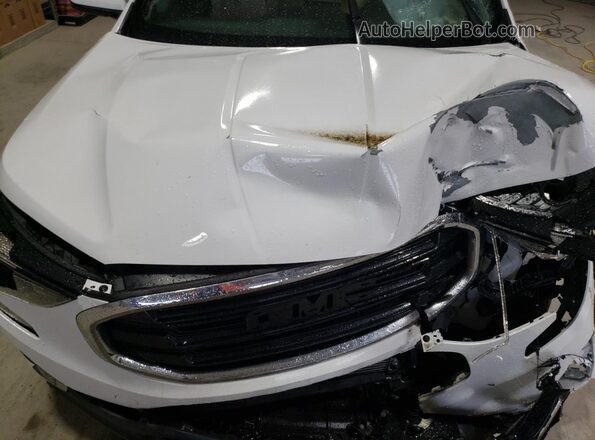 3GKALMEV9ML381545 2021 GMC TERRAIN White Vista del compartimento del motor