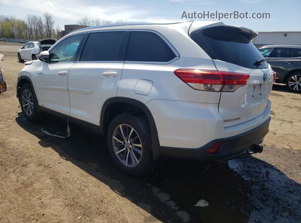 5TDJGRFHXKS063883 2019 TOYOTA HIGHLANDER HYBRID Белый 