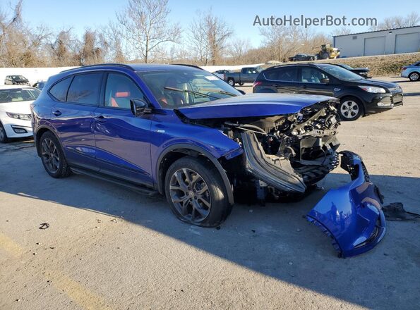 5J8YE1H0XNL045999 2022 ACURA MDX Blue Передня права чверть