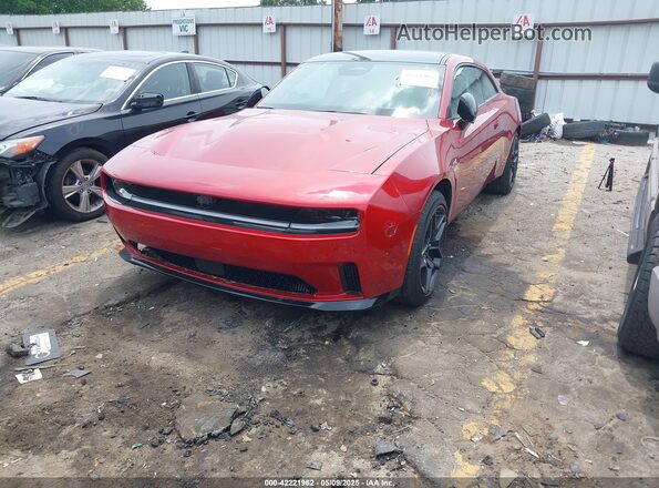 2C3CDBCK6RR206649 2024 DODGE CHARGER Red წინა მარცხენა ხედი სამი მეოთხედიდან