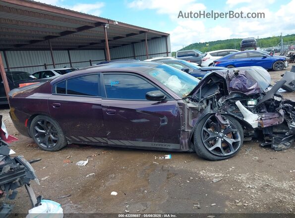 2C3CDXBG1LH238559 2020 DODGE CHARGER Purple უკანა სალონის ხედი