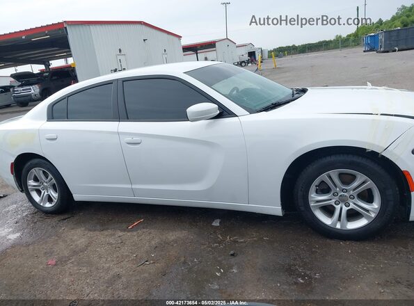 2C3CDXBG8LH116619 2020 DODGE CHARGER White უკანა სალონის ხედი