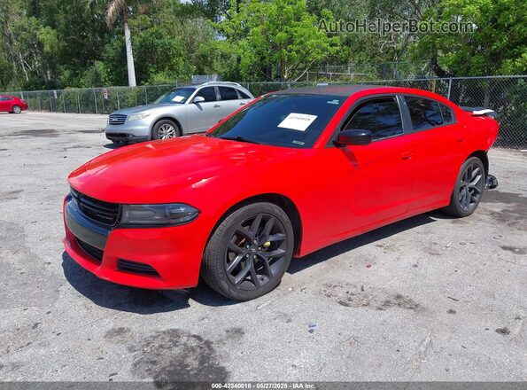 2C3CDXBG9LH150455 2020 DODGE CHARGER Orange Front left