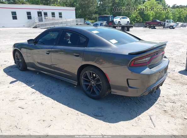 2C3CDXGJ4KH753817 2019 DODGE CHARGER Gray Задня ліва чверть