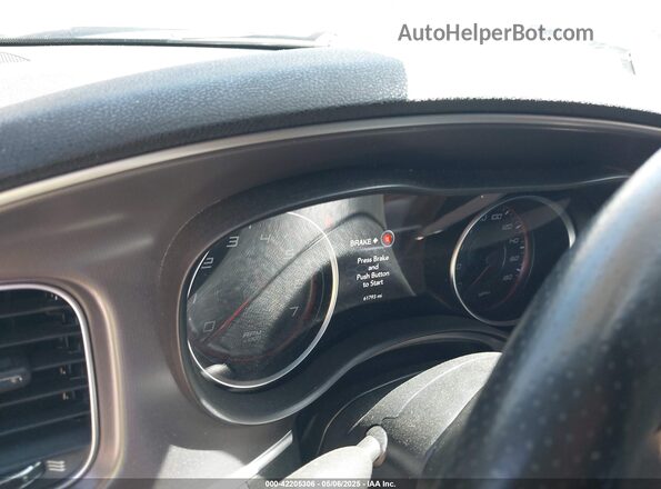 2C3CDXGJ4KH753817 2019 DODGE CHARGER Gray Вид задніх сидінь