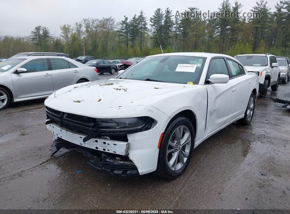 2C3CDXJG6LH102705 2020 DODGE CHARGER White წინა მარცხენა ხედი სამი მეოთხედიდან