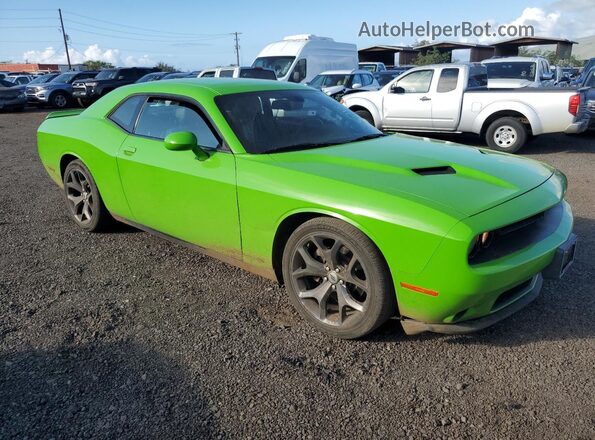 2C3CDZAG6HH613494 2017 DODGE CHALLENGER Green VIN կոդի պիտակի տեսք