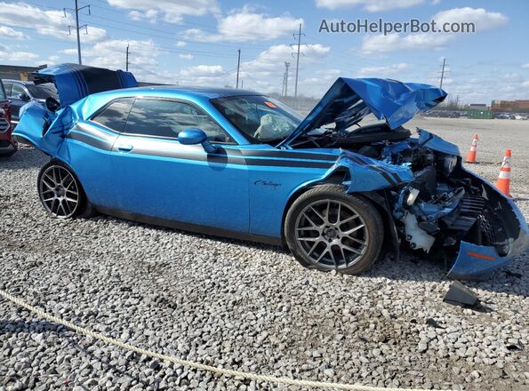 2C3CDZBT3GH164706 2016 DODGE CHALLENGER Blue Delantero derecho