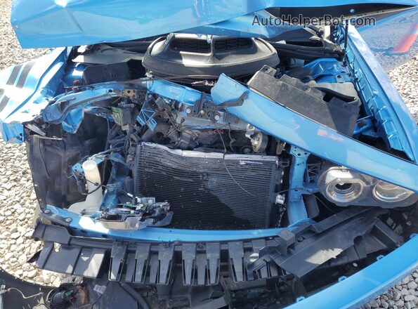 2C3CDZBT3GH164706 2016 DODGE CHALLENGER Blue Vista interior trasera