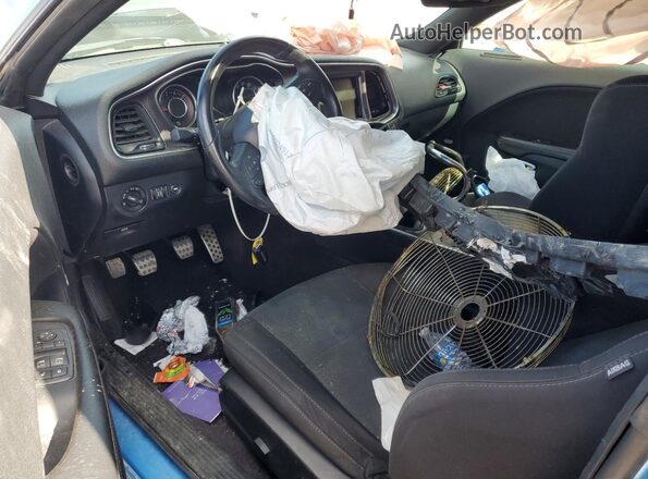 2C3CDZBT3GH164706 2016 DODGE CHALLENGER Blue Vista del salpicadero