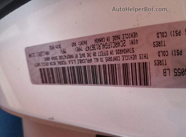 2C4RC1FG4LR136747 2020 CHRYSLER PACIFICA  
