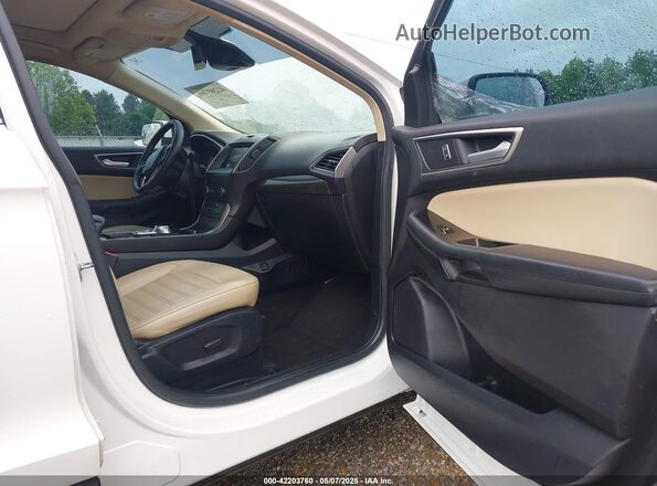2FMPK3J94LBB42454 2020 FORD EDGE White Vista interior delantera