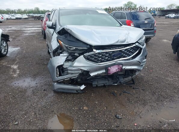 2FMPK4K96LBB60376 2020 FORD EDGE Gray წინა ხედი