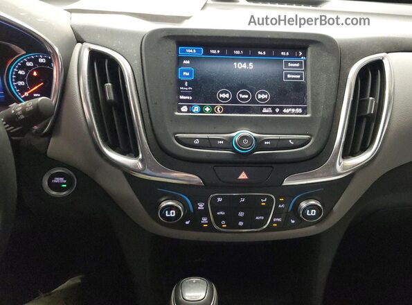 2GNAXJEV0M6160815 2021 CHEVROLET EQUINOX  Вид салона спереди