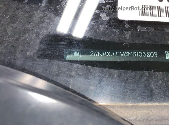 2GNAXJEV6M6103809 2021 CHEVROLET EQUINOX  