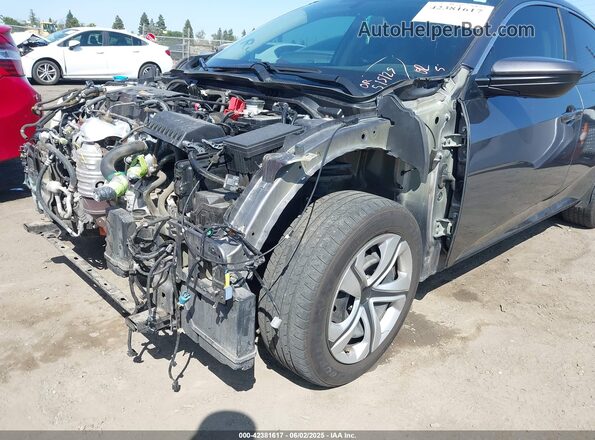 2HGFC2F66MH559998 2021 HONDA CIVIC Gray Вид спереду