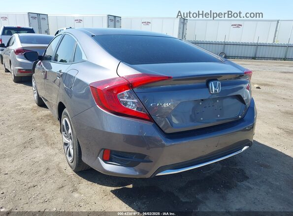 2HGFC2F66MH559998 2021 HONDA CIVIC Gray Задня ліва чверть