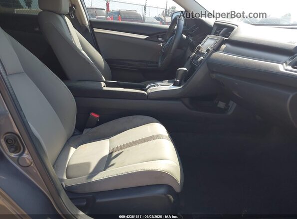 2HGFC2F66MH559998 2021 HONDA CIVIC Gray Вид салону спереду