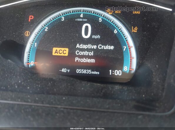 2HGFC2F66MH559998 2021 HONDA CIVIC Gray Вид задніх сидінь