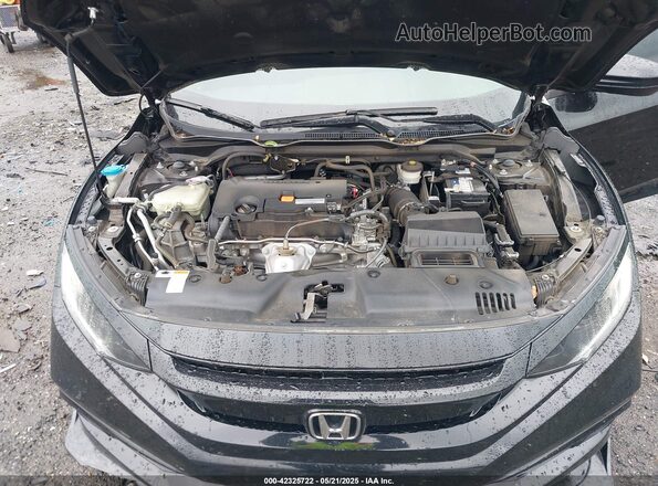 2HGFC2F83MH521744 2021 HONDA CIVIC Black უკანა ხედი