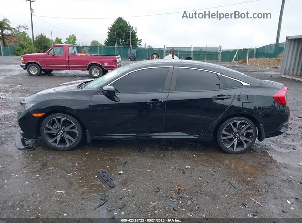 2HGFC2F83MH521744 2021 HONDA CIVIC Black სალონის 360-გრადუსიანი ხედი