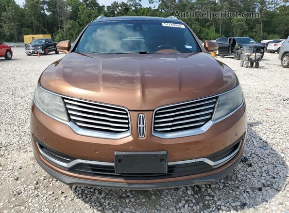 2LMPJ9JP4HBL11467 2017 LINCOLN MKX Желто-коричневый 