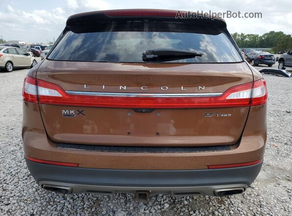2LMPJ9JP4HBL11467 2017 LINCOLN MKX Желто-коричневый 