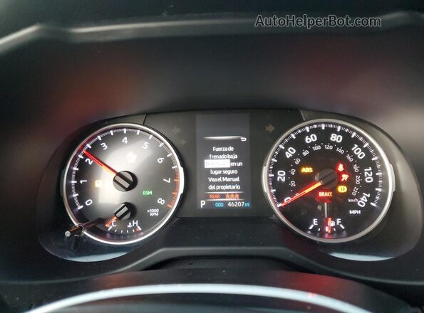 2T3K1RFV6MC102502 2021 TOYOTA LE Белый Вид щитка приборов