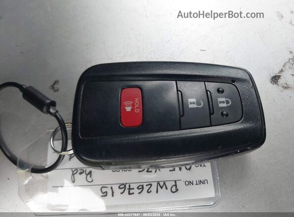 2T3W1RFV4PW267615 2023 TOYOTA LE Red Widok deski rozdzielczej