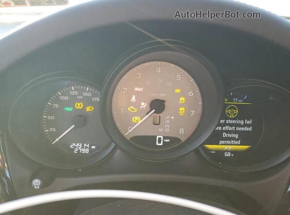 WP1AG2A54PLB35690 2023 PORSCHE MACAN Белый Вид щитка приборов