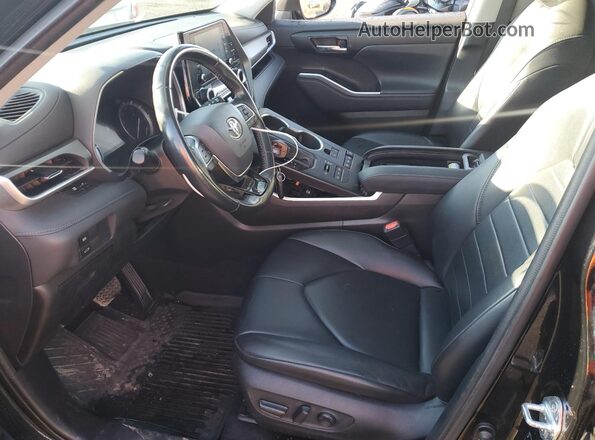 5TDHZRBH9MS112931 2021 TOYOTA LE Black Widok wnętrza z przodu