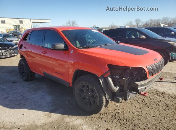 1C4PJMBX2MD230988 2021 JEEP CHEROKEE Orange Delantero derecho
