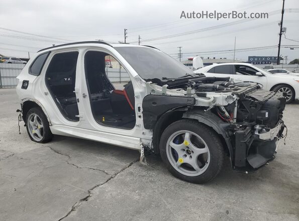 5YMJU0C04M9E89504 2021 BMW X5 White წინა მარჯვენა