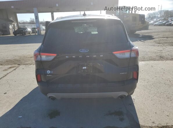 1FMCU9CZ8MUA40028 2021 FORD ESCAPE Black Rear view