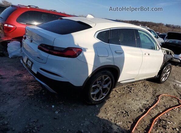 5UX2V1C08M9F44695 2021 BMW X4 White Tył prawy