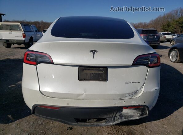 5YJYGDEE7MF083864 2021 TESLA MODEL Белый Вид сзади