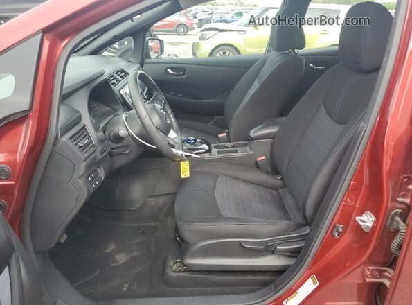 1N4AZ1CVXMC555250 2021 NISSAN LEAF Burgundy 