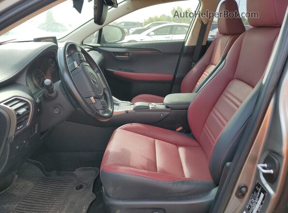 JTJDARBZ4M2178631 2021 LEXUS NX Золотой Вид салона спереди