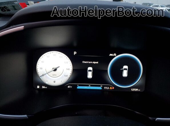5NMS5DAL8PH641577 2023 HYUNDAI SANTA FE CALLIGRAPHY Black Вид щитка приладів