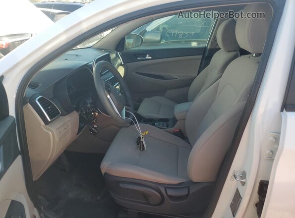 KM8J23A4XMU327713 2021 HYUNDAI TUCSON Белый Вид салона спереди
