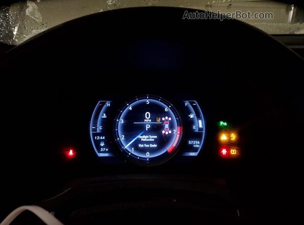JTHG81F28L5041309 2020 LEXUS IS Silver ხელსაწყოთა პანელის ხედი