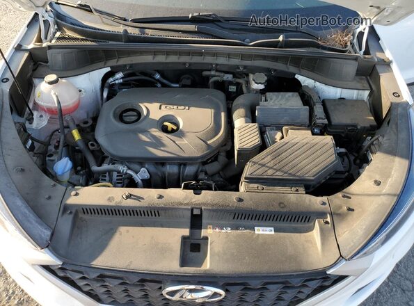 KM8J23A4XMU327713 2021 HYUNDAI TUCSON Белый Вид задней части салона