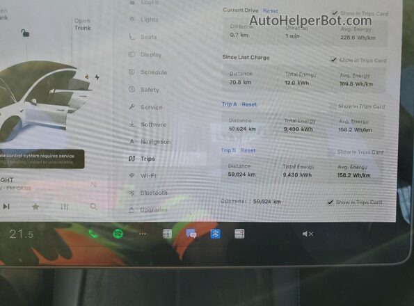 5YJ3E1EA0MF848733 2021 TESLA MODEL White 
