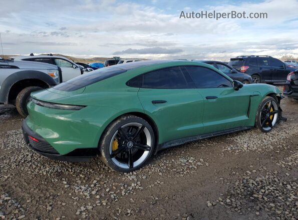 WP0AB2Y1XLSA52464 2020 PORSCHE TAYCAN Green უკანა მარჯვენა