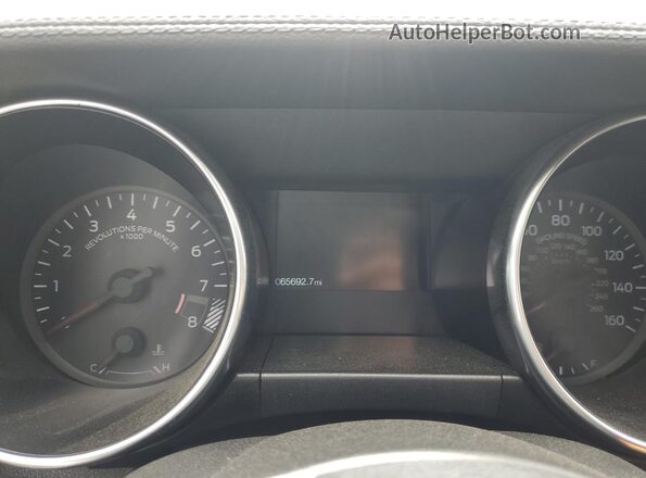 1FA6P8CF4L5127304 2020 FORD MUSTANG White Vista del cuadro de instrumentos
