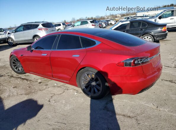 5YJSA1E24LF391469 2020 TESLA MODEL Красный Задняя левая четверть