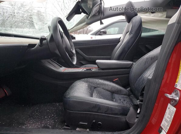 5YJ3E1EA6MF922723 2021 TESLA MODEL Red 